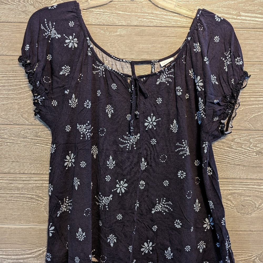 Navy blue blouse